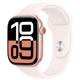 Смарт-часы Apple Watch Series 10 42 мм Rose Gold Aluminum Case with Light Blush Sport Band