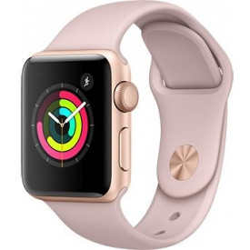 Смарт-часы Apple Watch Series 3 42mm Gold Aluminium Pink Sand Sport Band