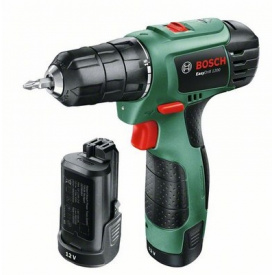 Аккумуляторная дрель-шуруповерт BOSCH EasyDrill 1200 1.5Ah x2 Case 20 Н·м