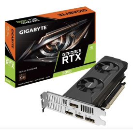 Видеокарта Gigabyte GeForce RTX 3050 6 ГБ (GV-N3050OC-6GL)