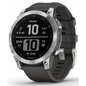 Умные часы Garmin Fenix 7 Wi-Fi Silver/Graphite