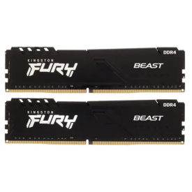 Оперативная память Kingston FURY Beast Black [KF436C17BBK2/16]