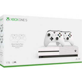 Игровая приставка MICROSOFT Xbox One S 1TB + 2 геймпада