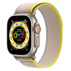 Смарт-часы Apple Watch Ultra GPS + Cellular, 49mm Yellow/Beige Trail Loop (MNHR3)