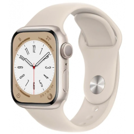 Смарт-часы Apple Watch Series 8 GPS 41mm Starlight Aluminium (MNUF3)