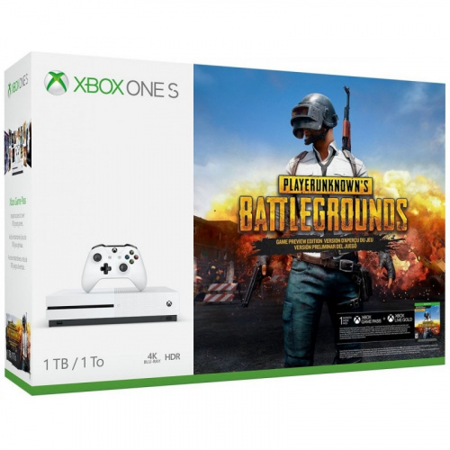 Игровая приставка Microsoft Xbox One S 1Tb + игра PlayerUnknown's Battlegrounds