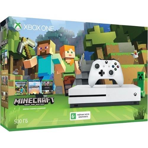 Microsoft Xbox One S 500Gb Minecraft Edition mobilecity59.ru в Перми