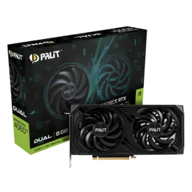 Видеокарта Palit GeForce RTX 4060 Ti DUAL 8 ГБ (NE6406T019P1-1060D)