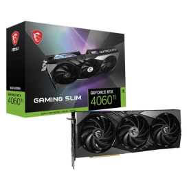 Видеокарта MSI GeForce RTX 4060 Ti GAMING SLIM 8 ГБ (RTX 4060 Ti GAMING SLIM 8G)