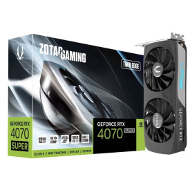 Видеокарта ZOTAC GeForce RTX 4070 SUPER 12 ГБ (ZT-D40720E-10M)