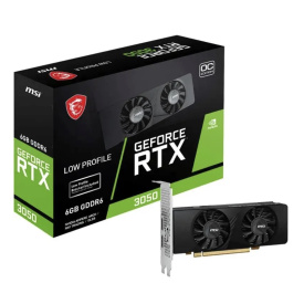 Видеокарта MSI NVIDIA GeForce RTX 3050 LP 6G OC 6ГБ GDDR6