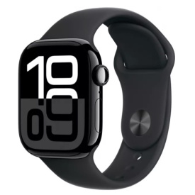 Смарт-часы Apple Watch Series 10 42 мм Jet Black Aluminum Case with Black Sport Band