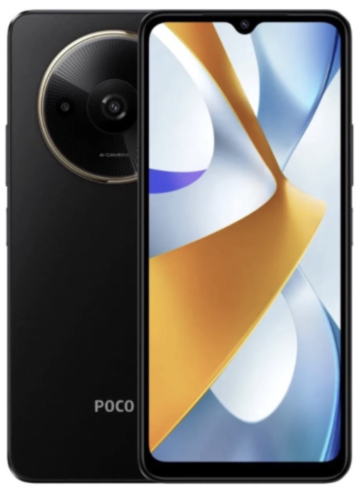 Смартфон Xiaomi POCO C61 4/128 ГБ Black