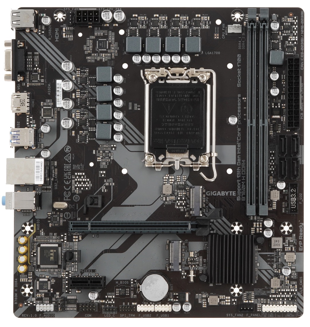 Материнская плата GIGABYTE B760M H DDR4