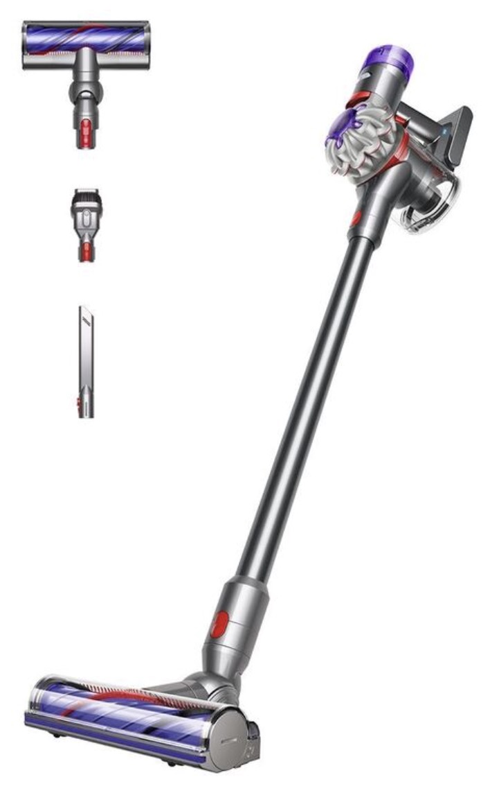 Вертикальный Пылесос Dyson V8 Advanced Silver/Nickel (SV25)