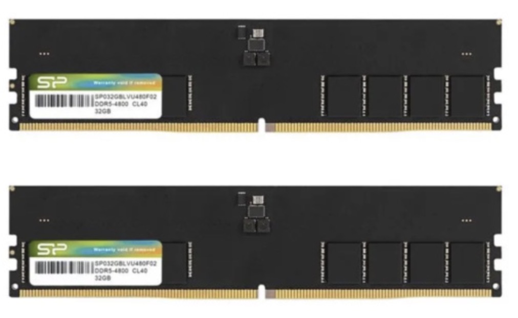 Оперативная память Silicon Power DDR5 4800 МГц 2x16 ГБ (SP032GBLVU480F22)