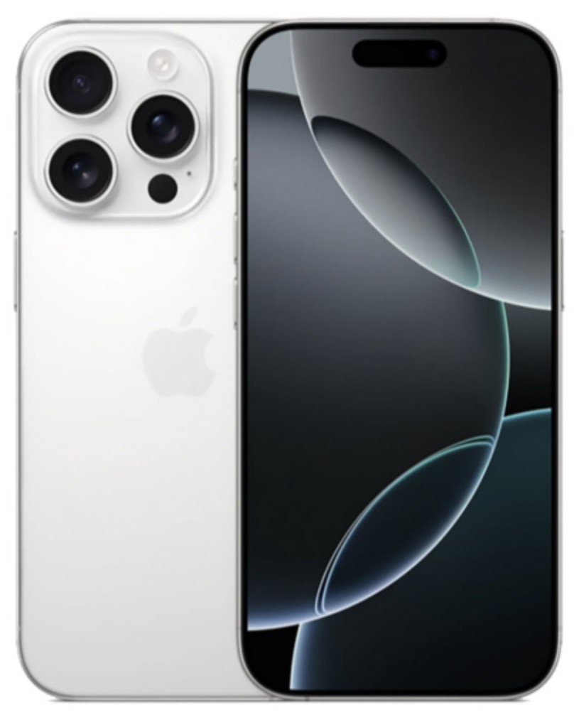 Смартфон Apple iPhone 16 Pro (White Titanium, 256Gb, SIM+eSIM)