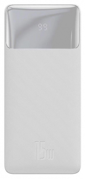 Внешний аккумулятор Baseus Bipow Digital Display Power bank 30000mAh 15W White (PPBD050202)