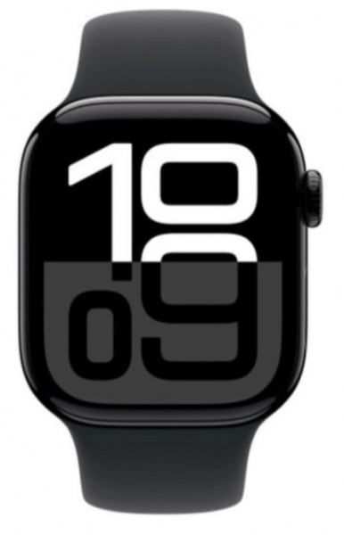 Смарт-часы Apple Watch 10 42mm Jet Black Black Sport Band