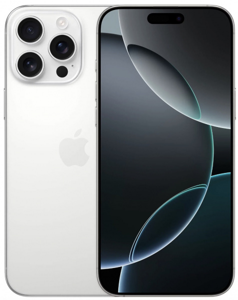 Смартфон Apple iPhone 16 Pro Max (White Titanium, 256Gb, eSIM)
