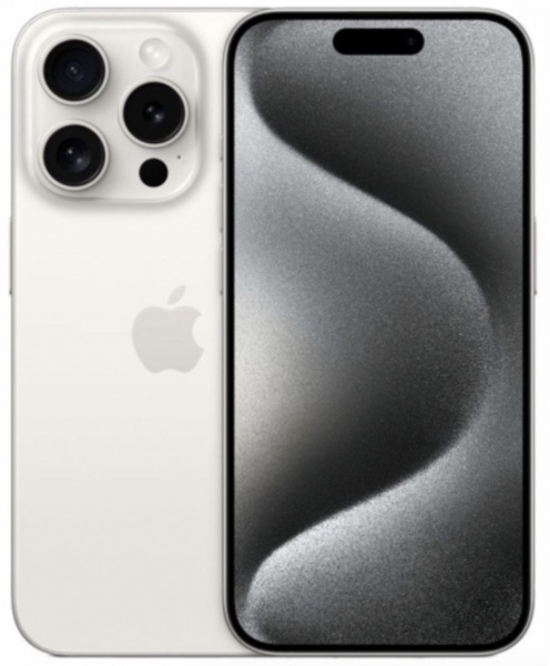 Смартфон Apple iPhone 15 Pro Max (White Titanium, 256Gb, eSIM)