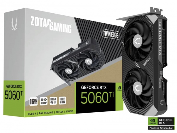 Видеокарта Zotac GeForce RTX 5060 Ti GAMING Twin Edge [ZT-B50620E-10M]