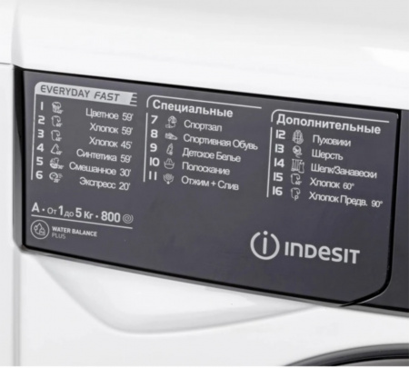 Стиральная машина Indesit EWSB 5085 BK CIS