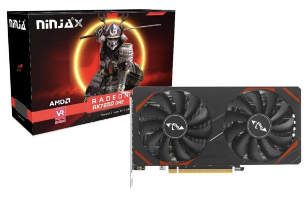 Видеокарта Ninja Radeon RX 7650 GRE 8 ГБ RTL (AF765GR86F)