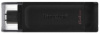 Флешка USB Type-C Kingston DataTraveler 70 DT70/64GB USB3.0
