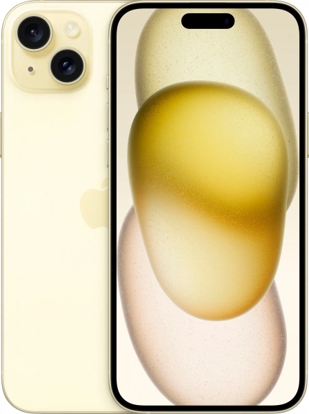 Смартфон Apple iPhone 15 Plus (Yellow, 128Gb, SIM+eSIM)