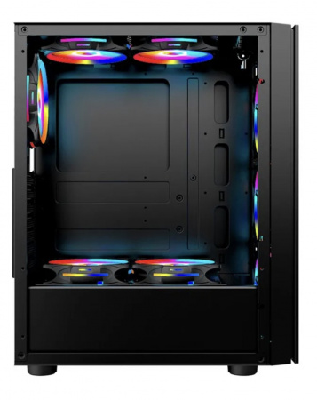 Игровой корпус для компьютера 1stPlayer BLACK.SIR B7 Black (B7-BK-4M3C4)