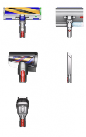 Вертикальный Пылесос Dyson V12S Detect Slim Submarine Yellow/Nickel