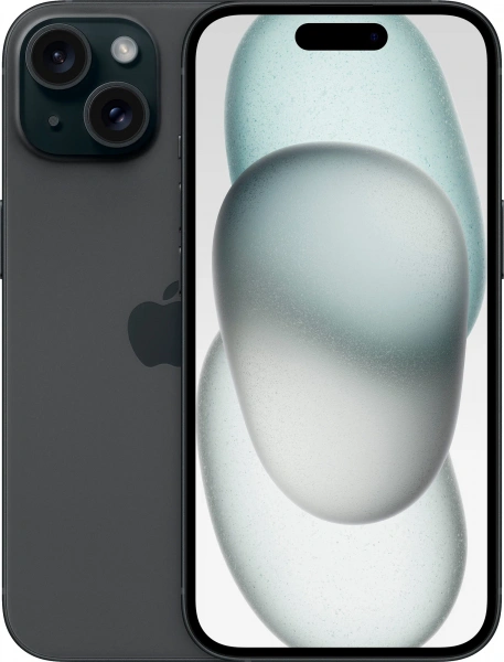 Смартфон Apple iPhone 15 (Black, 256Gb, SIM+eSIM)