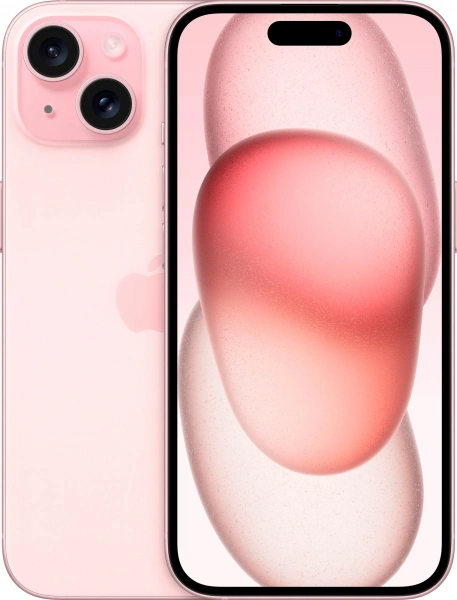 Смартфон Apple iPhone 15 (Pink, 256Gb, SIM+eSIM)