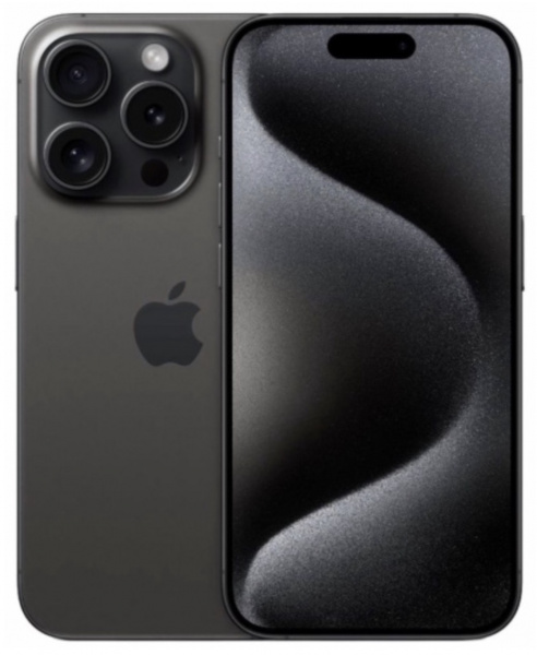 Смартфон Apple iPhone 15 Pro Max (Black Titanium, 256Gb, eSIM)