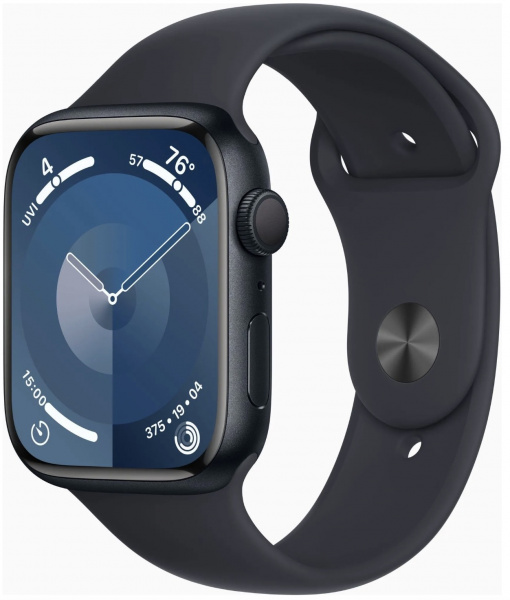 Смарт-часы Apple Watch 9 (Midnight, 45mm)