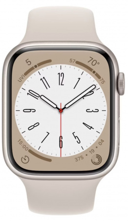 Смарт-часы Apple Watch Series 8 (Starlight, 45mm)
